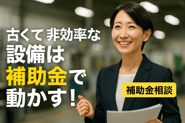 八王子 製造業 補助金 設備が古くて非効率