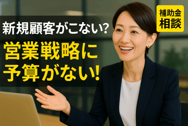 八王子 製造業 補助金 新規顧客が増えない